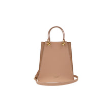 Load image into Gallery viewer, Triangular Satchel - Nude - Vegan leather - - Alkeme Atelier