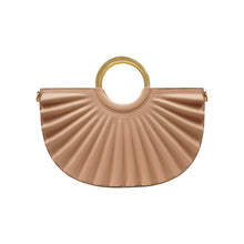 Load image into Gallery viewer, Alkeme Atelier Pleated Water Moon Satchel - Nude