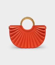 Load image into Gallery viewer, Alkeme Atelier Pleated Crossbody Bag - Orange