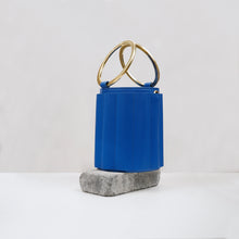 Load image into Gallery viewer, Water Metal Handle Vegan Bucket Small Bag