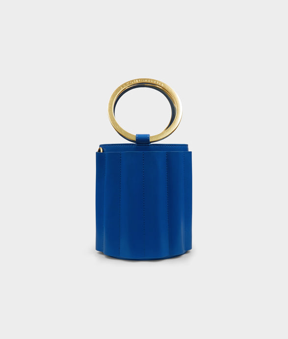 Alkeme Atelier Small Bucket Bag - Blue