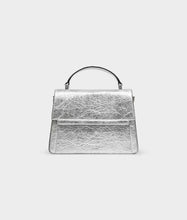 Load image into Gallery viewer, Fire Flap Cross Body - Silver - Vegan - Pinatex - Alkeme Atelier