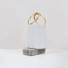 Load image into Gallery viewer, Water Metal Handle Vegan Bucket Small Bag