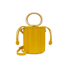 Load image into Gallery viewer, Water Metal Handle Vegan Bucket Small Bag