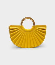 Load image into Gallery viewer, Alkeme Atelier Pleated Crossbody Bag - Yellow