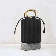 Load image into Gallery viewer, Water Metal Handle Bucket Handbag