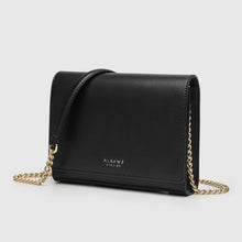 Load image into Gallery viewer, Earth Vegan Leather Black Crossbody Handbag