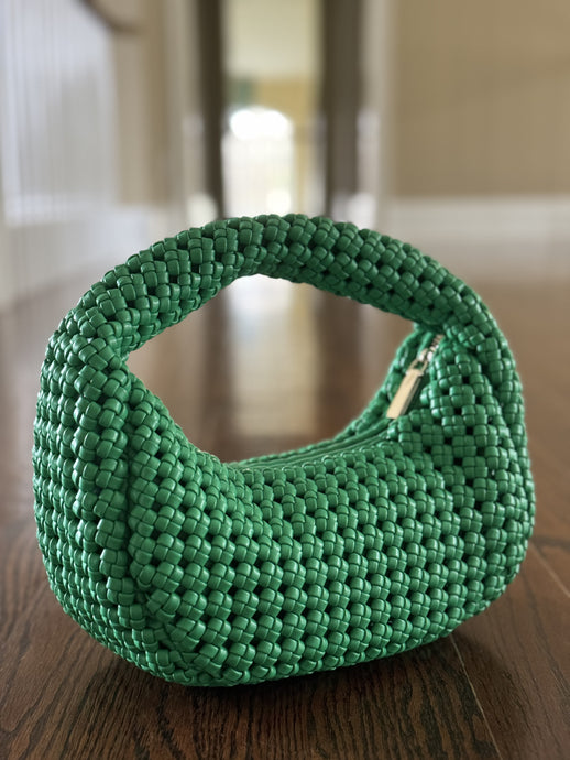Woven Green Bag