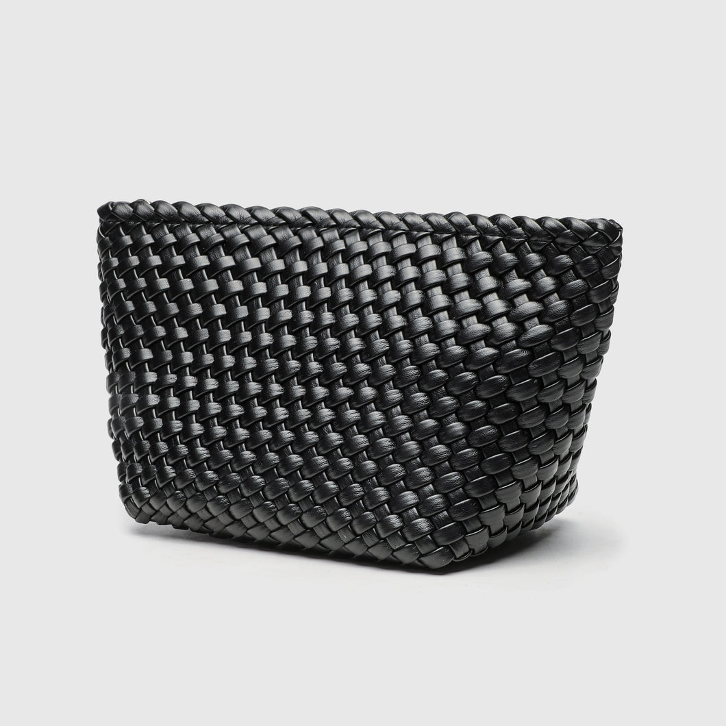 Earth Woven Make Up Bag Black