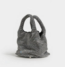 Load image into Gallery viewer, Rhinestone Crystal Silver Bag