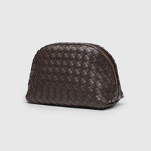 Load image into Gallery viewer, Earth Woven Small Make Up Bag Brown