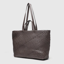 Load image into Gallery viewer, Woven Tote Off White