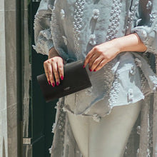 Load image into Gallery viewer, ALKEME ATELIER HANDBAG Earth Vegan Leather Black Crossbody Handbag