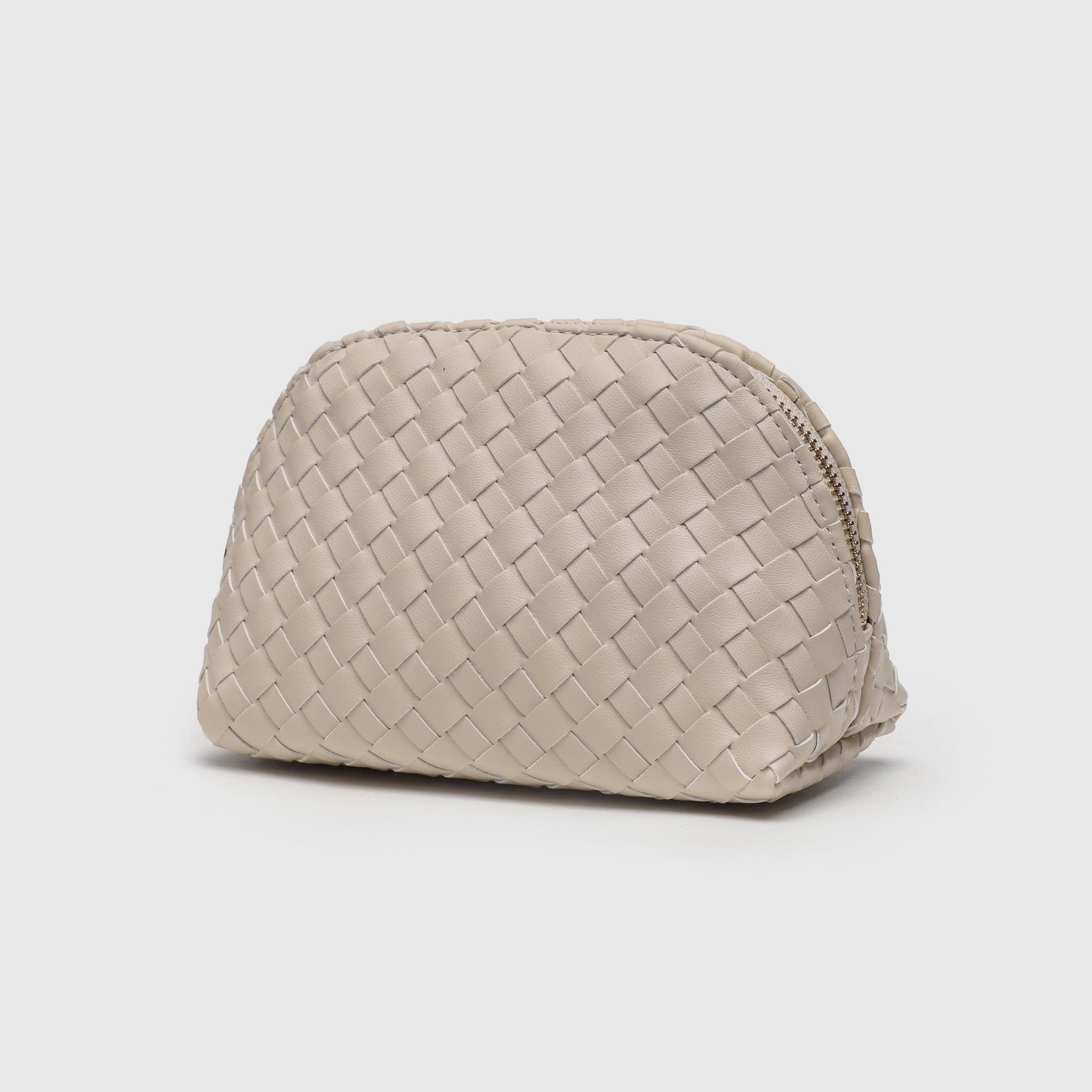 Small Makeup Bag Nude - Compact Travel Cosmetic Pouch Nude Small Makeup Bag Nude - Compact Travel Cosmetic Pouch Nude