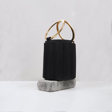Load image into Gallery viewer, Water Metal Handle Vegan Bucket Small Bag
