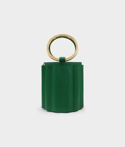 Alkeme Atelier Small Bucket Bag - Green