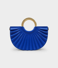 Load image into Gallery viewer, Alkeme Atelier Pleated Crossbody Bag - Blue
