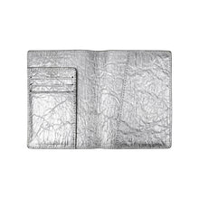 Load image into Gallery viewer, Earth Cover for Passport in Pineapple Leather Silver