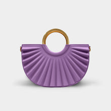 Load image into Gallery viewer, Alkeme Atelier Pleated Crossbody Bag - Lilac