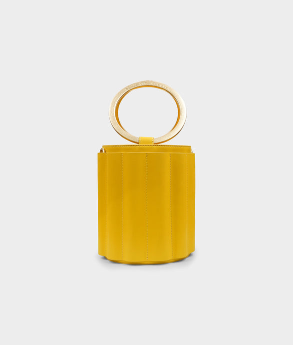 Alkeme Atelier Small Bucket Bag - Yellow