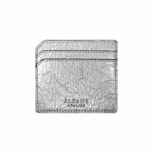 Load image into Gallery viewer, ALKEME ATELIER credit card case Silver Earth Card Case in Pineapple Leather