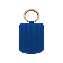 Load image into Gallery viewer, ALKEME ATELIER HANDBAG Blue Water Metal Bucket Nude Handbag
