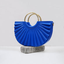 Load image into Gallery viewer, ALKEME ATELIER HANDBAG Blue Water Moon Crossbody Bag Blue