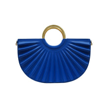 Load image into Gallery viewer, ALKEME ATELIER HANDBAG Blue Water Moon Satchel Bag Green As seen in VOGUE!