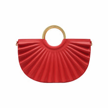 Load image into Gallery viewer, ALKEME ATELIER HANDBAG Red Water Moon Satchel Bag Green As seen in VOGUE!