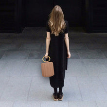 Load image into Gallery viewer, ALKEME ATELIER HANDBAG Water Metal Bucket Nude Handbag