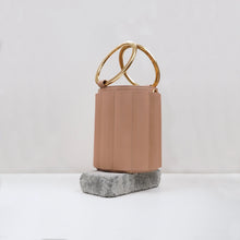 Load image into Gallery viewer, ALKEME ATELIER HANDBAG Water Metal Handle Vegan Bucket Small Bag