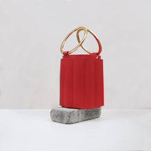 Load image into Gallery viewer, ALKEME ATELIER HANDBAG Water Metal Handle Vegan Bucket Small Bag