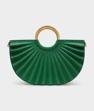 Load image into Gallery viewer, ALKEME ATELIER HANDBAG Water Moon Satchel Bag Green As seen in VOGUE!