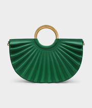Water Moon Satchel Bag Green As seen in VOGUE!