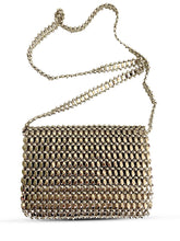 Load image into Gallery viewer, Fire Beaded Cross Body and Clutch in silver