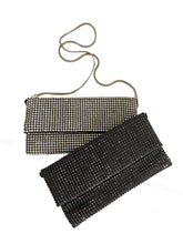 Load image into Gallery viewer, Fire Stone Long Clutch / Cross Body in Silver
